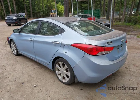 2013 Hyundai Elantra Limited z USA, uszkodzony, nr VIN KMHDH4AE8DU660972